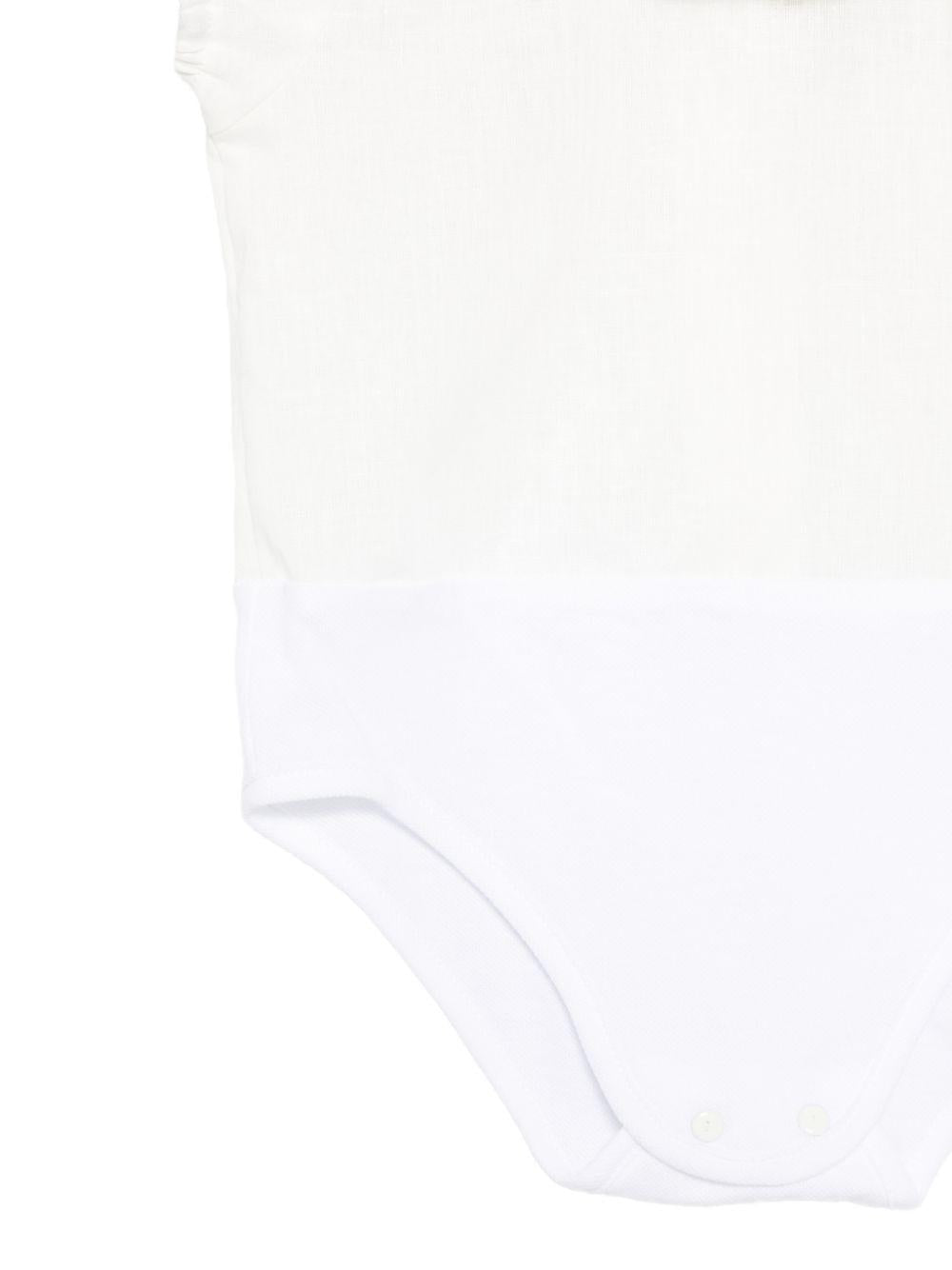 Completo per neonata La Stupenderia multicolor con dettaglio a fiocco 2TBCT52 D19 LA STUPENDERIA
