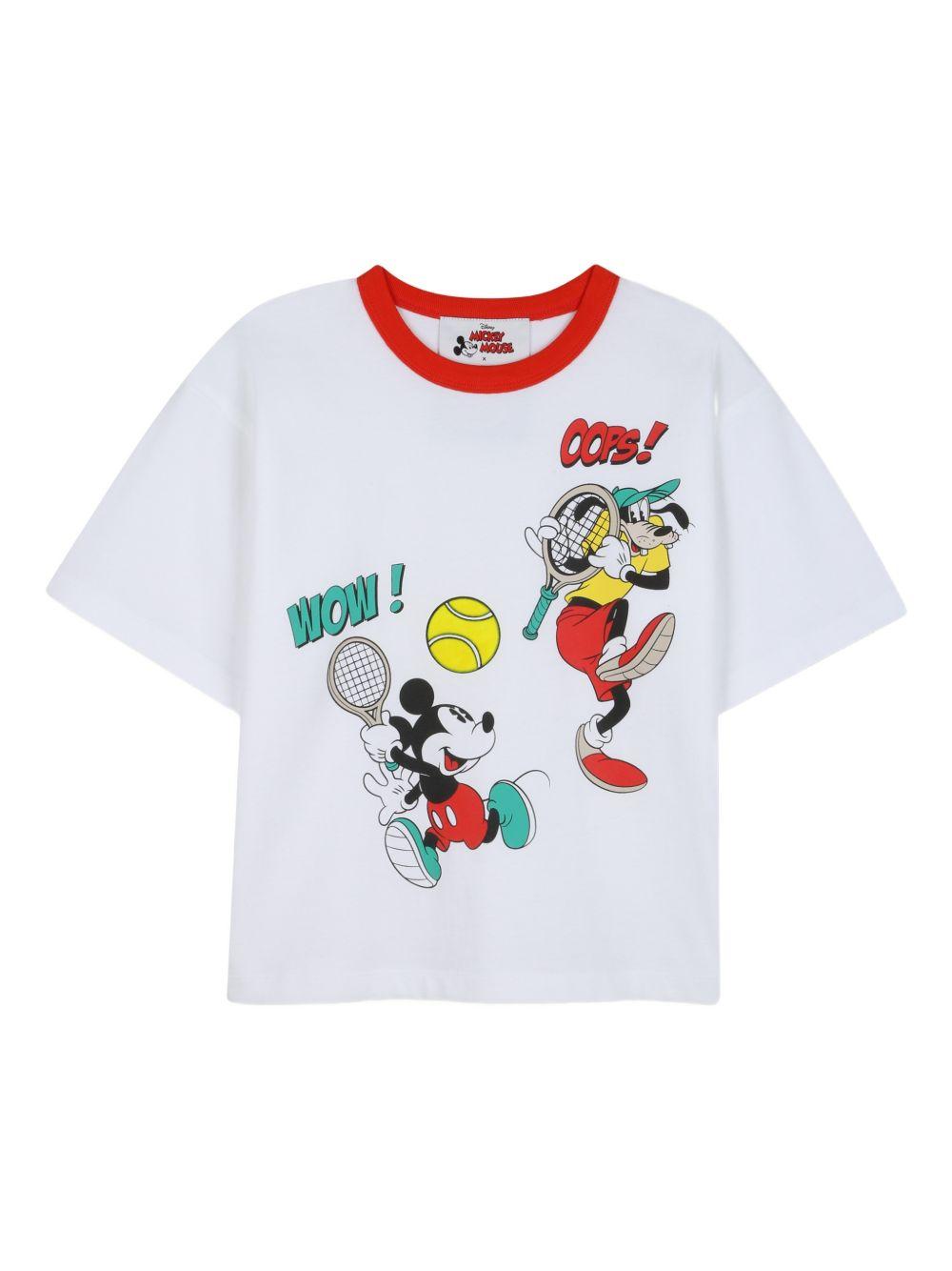 T-shirt per bambino The Marc Jacobs Kids x Disney bianca con stampa Mickey Mouse W60767 10P THE MARC JACOBS KIDS