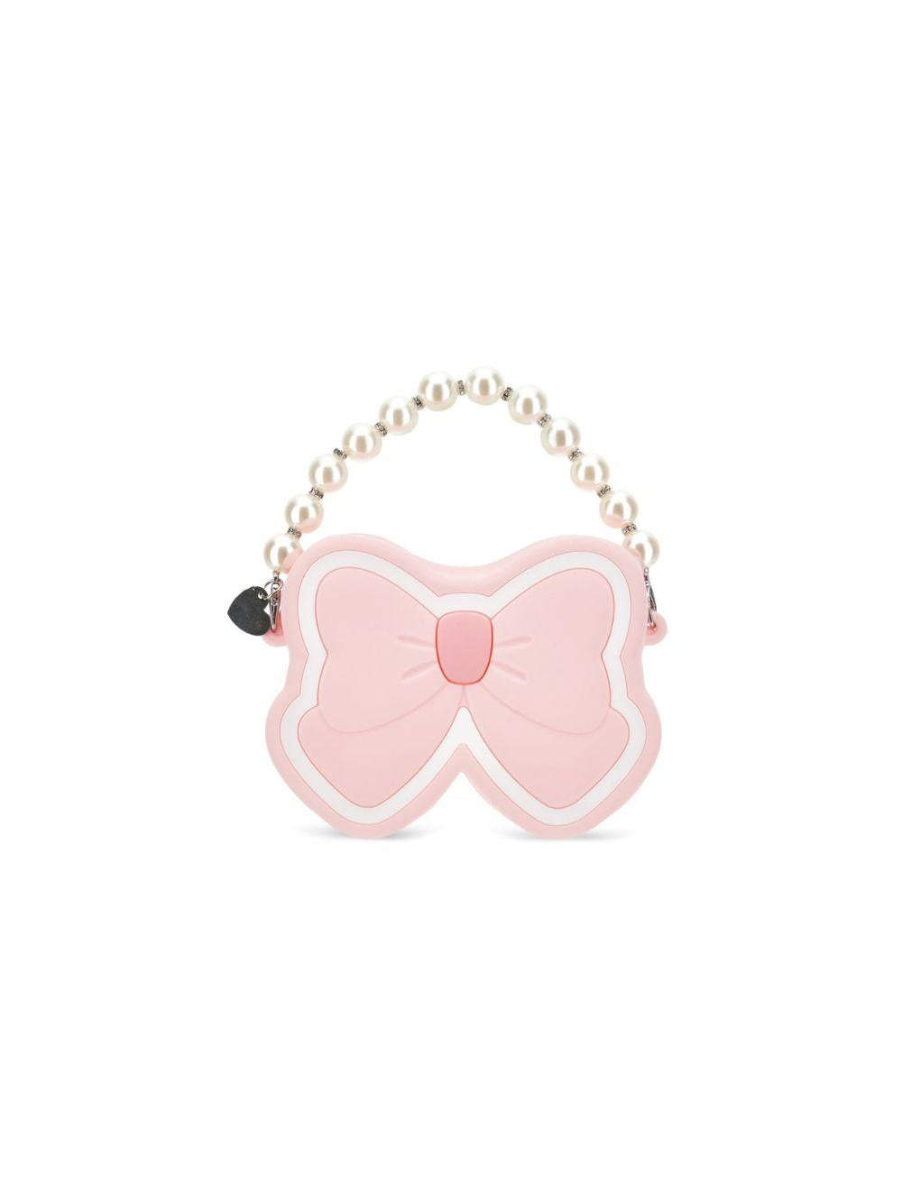 Borsa a mano per bambina Monnalisa rosa con design farfalla 39G000 7065 0090 MONNALISA KIDS