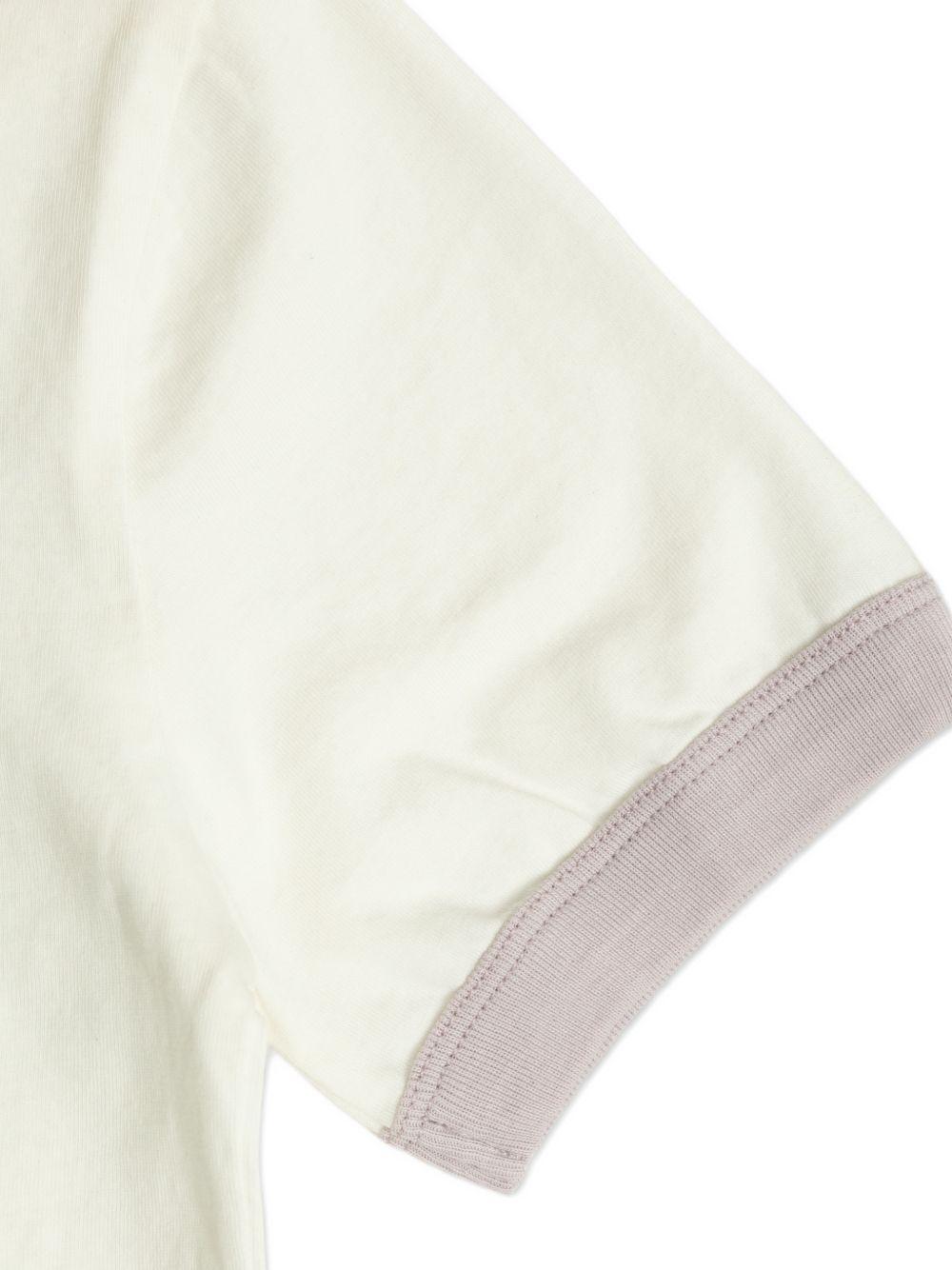 T-shirt per bambina Bonpoint bianca con paillettes C06GTSK00003 102 BONPOINT KIDS