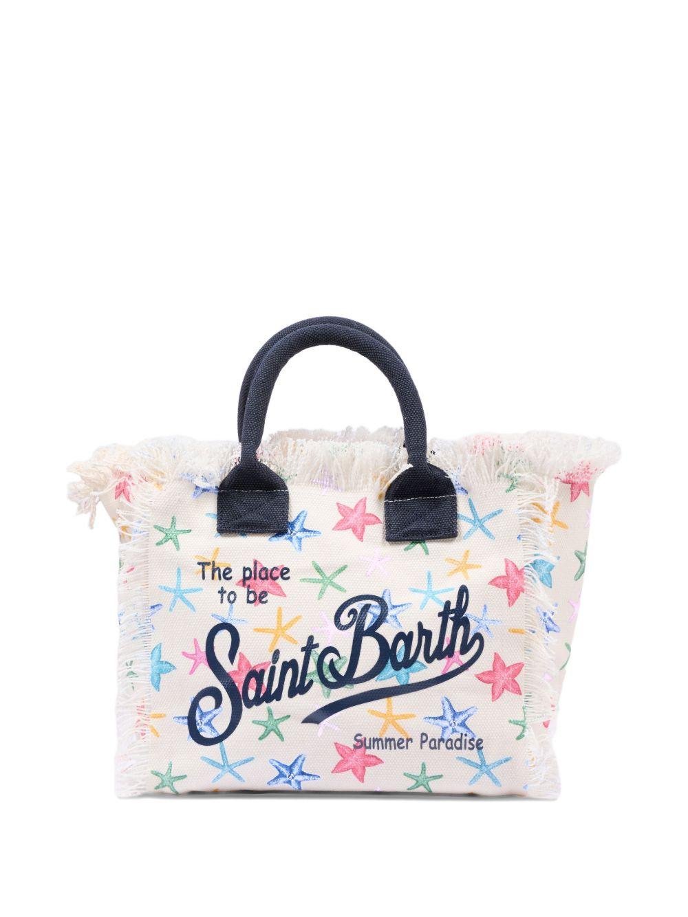 Borsa Colette MC2 Saint Barth bianca con stampa stelle marine COL0001 00578L MC2 ST. BARTH KIDS