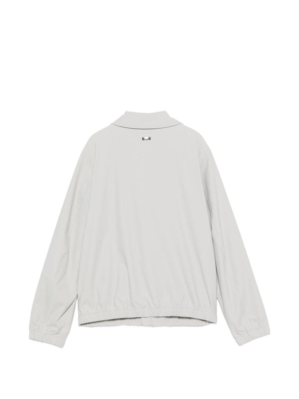 Giubbino per bambino Herno Kids grigio con placca con logo GI000076B12781S 9403 HERNO KIDS