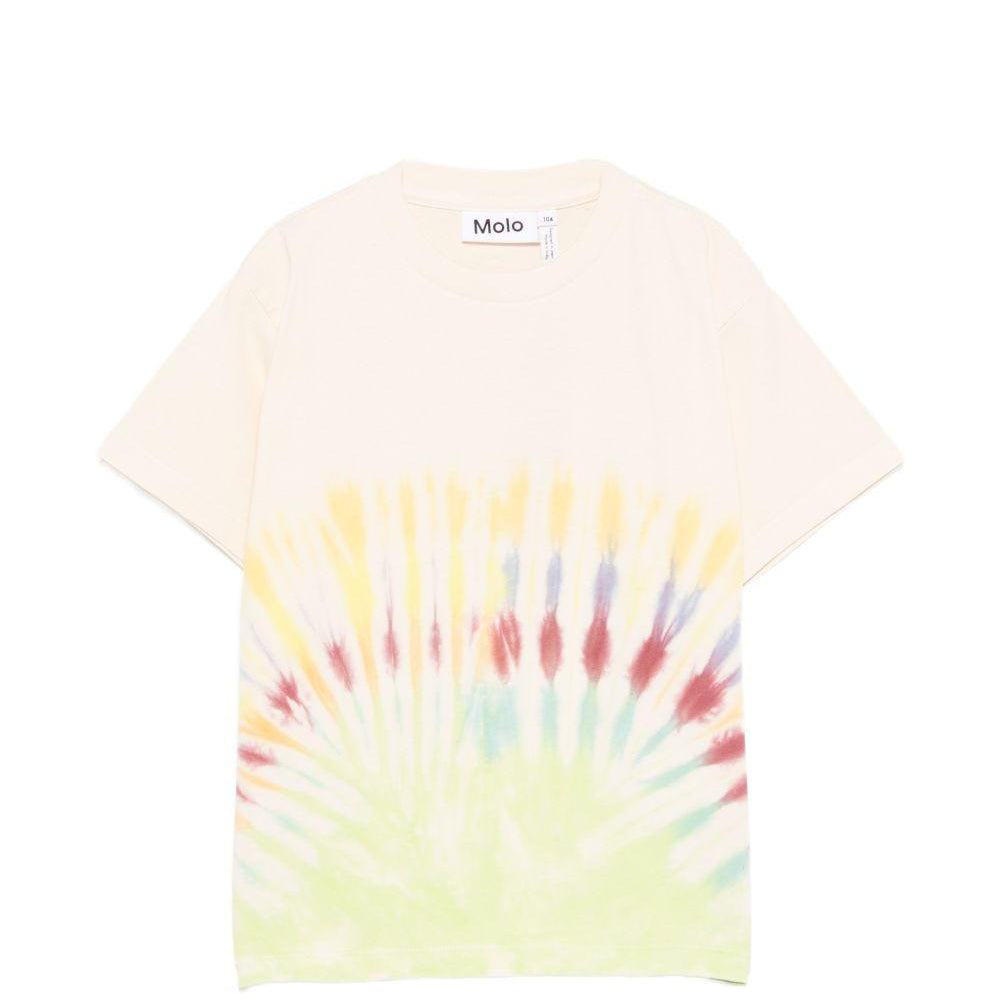 T-shirt per bambino Molo beige con stampa grafica 6S26A213 5985 MOLO KIDS