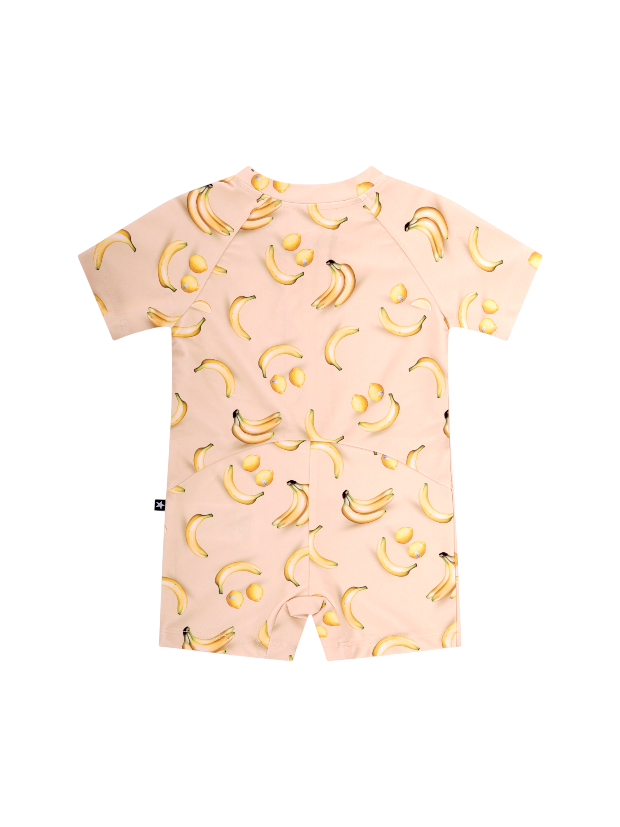 Costume per neonato Molo Kids beige con stampa banane all-over 8S26P526 9501 MOLO KIDS