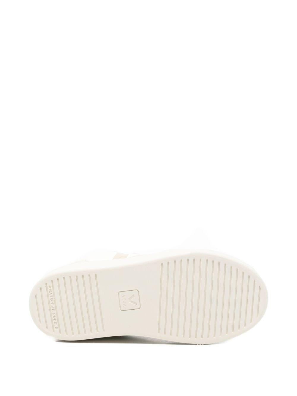 Sneakers per bambini Veja Kids v-90 con dettagli in pelle scamosciata BN2021651 PURE ALMOND NATURAL VEJA KIDS