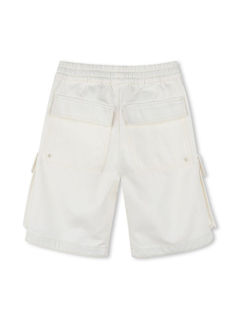 Shorts per bambino Givenchy Kids beige con coulisse elasticizzata H30722 21K GIVENCHY KIDS