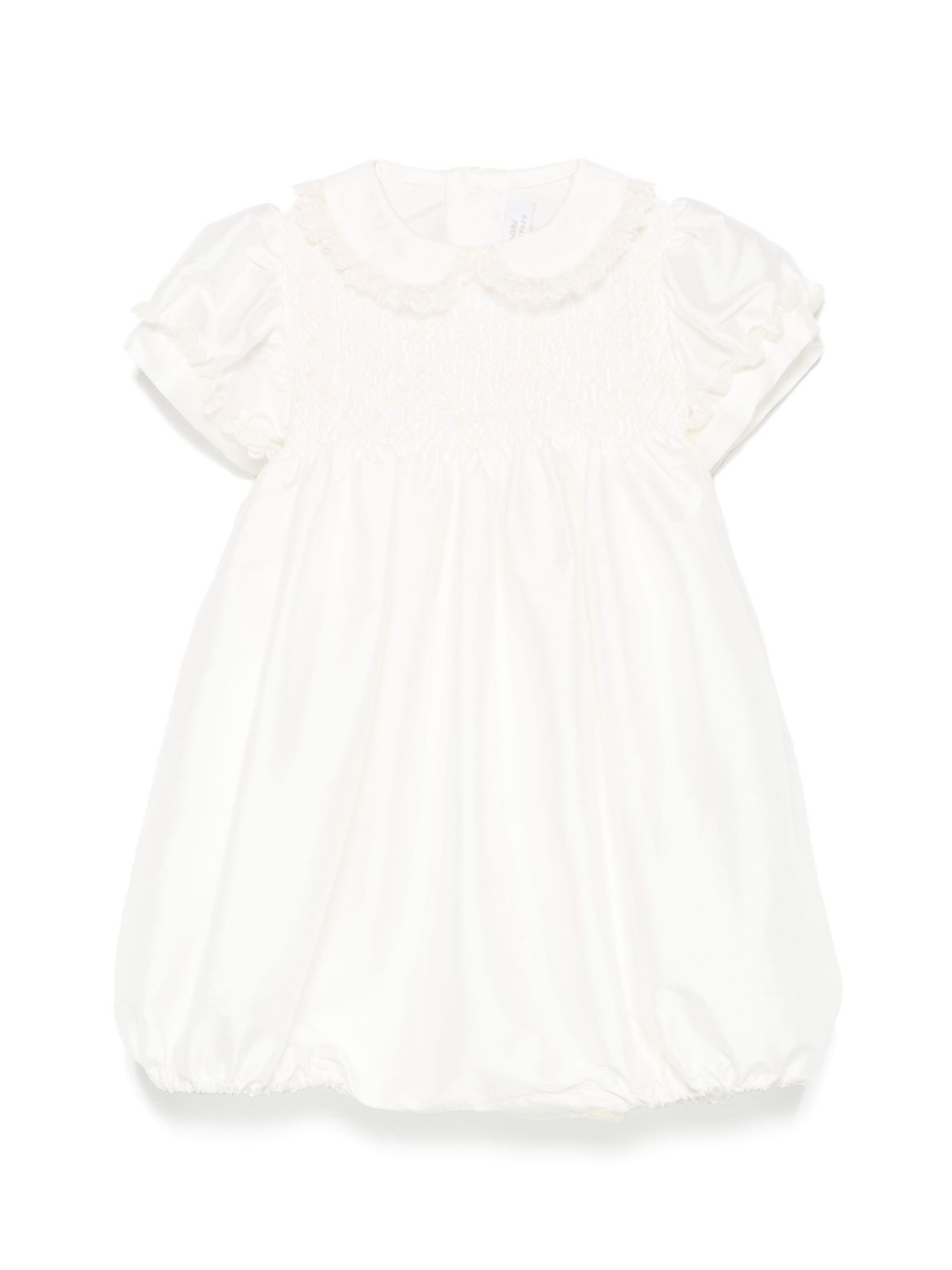 Tutina per neonata Mariella Ferrari bianco con arricciatura PLZ21 074 MARIELLA FERRARI