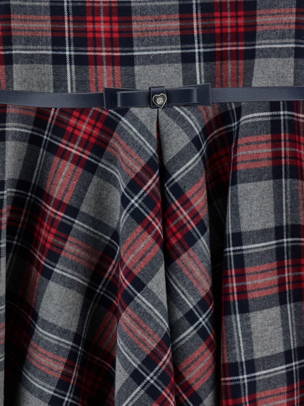 Abito per bambina Monnalisa Kids multicolore con motivo tartan 18HSCA 8321 3156 MONNALISA KIDS