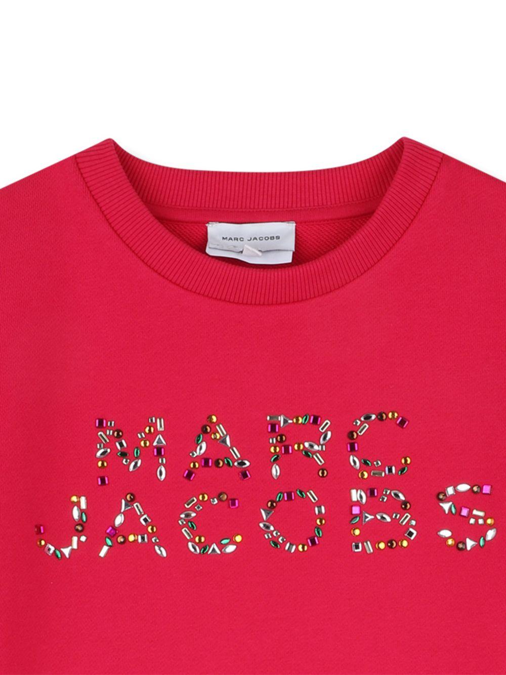 Abito per bambina The Marc Jacobs Kids rosso modello T-shirt con decorazione W60718 437 THE MARC JACOBS KIDS