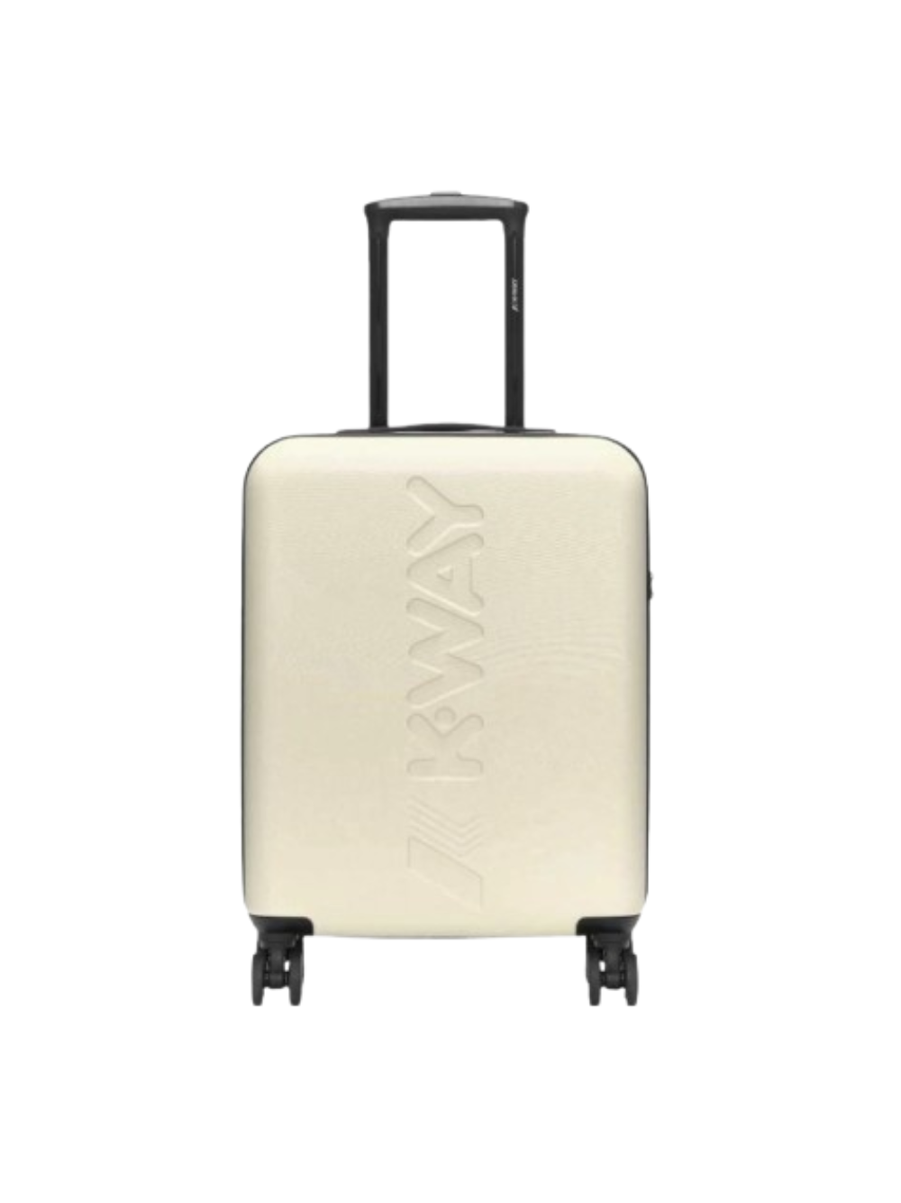 Trolley rigido da viaggio K-Way Kids beige con sistema di chiusura con combinazione K11416W L35 K-WAY KIDS