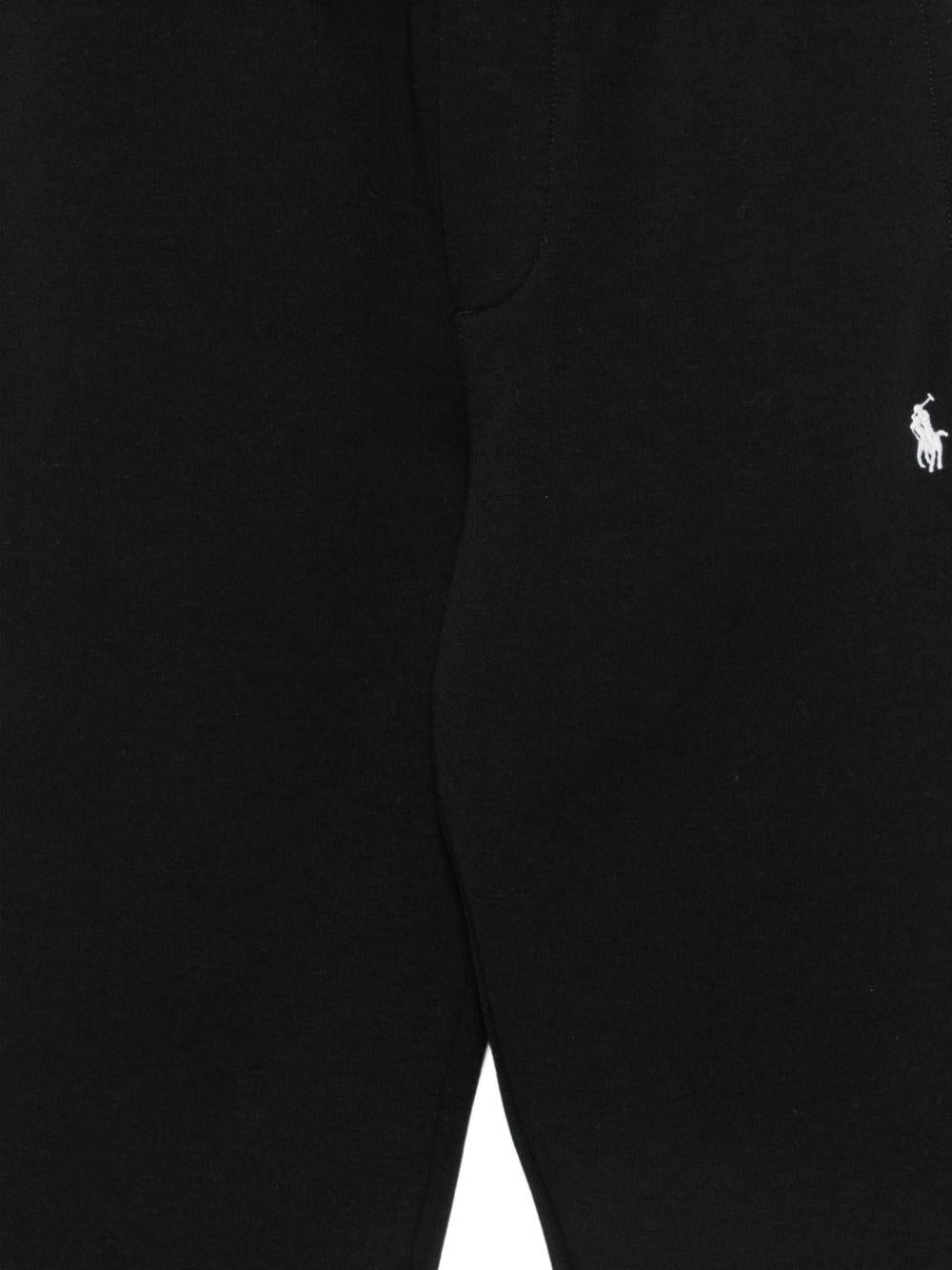 Pantaloni sportivi per bambino Polo Ralph Lauren Kids nero con motivo Polo Pony 322A95764 005 Ralph Lauren kids