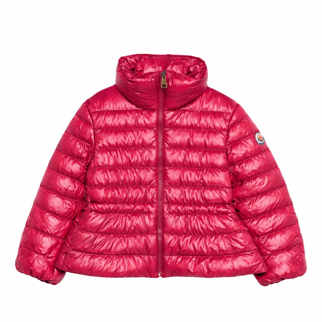 Giubbino per bambina Moncler Enfant rosso senza con design trapuntato L19541A00015597QN 470 MONCLER KIDS