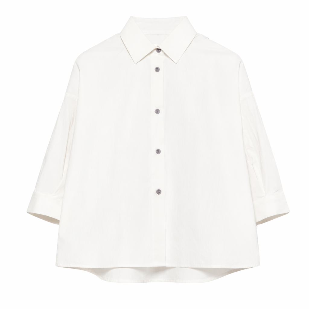 Camicia per bambina Douuod Kids bianca con colletto DY5A90 P0589 101 DOUUOD KIDS