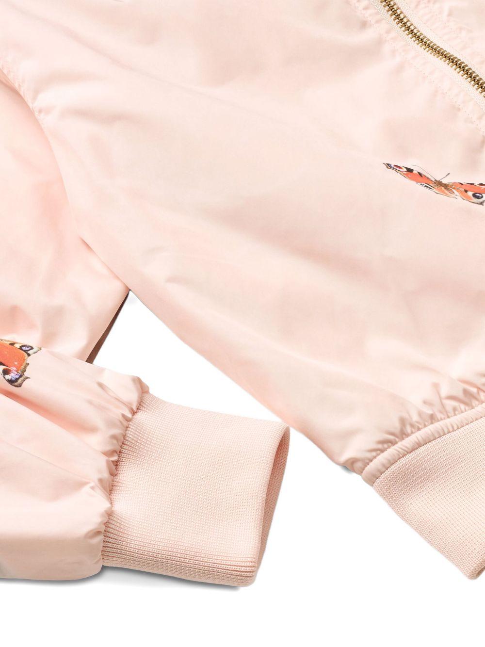 Giacca Haliva per bambina Molo rosa con motivo a farfalla 5S26M306 5983 MOLO KIDS