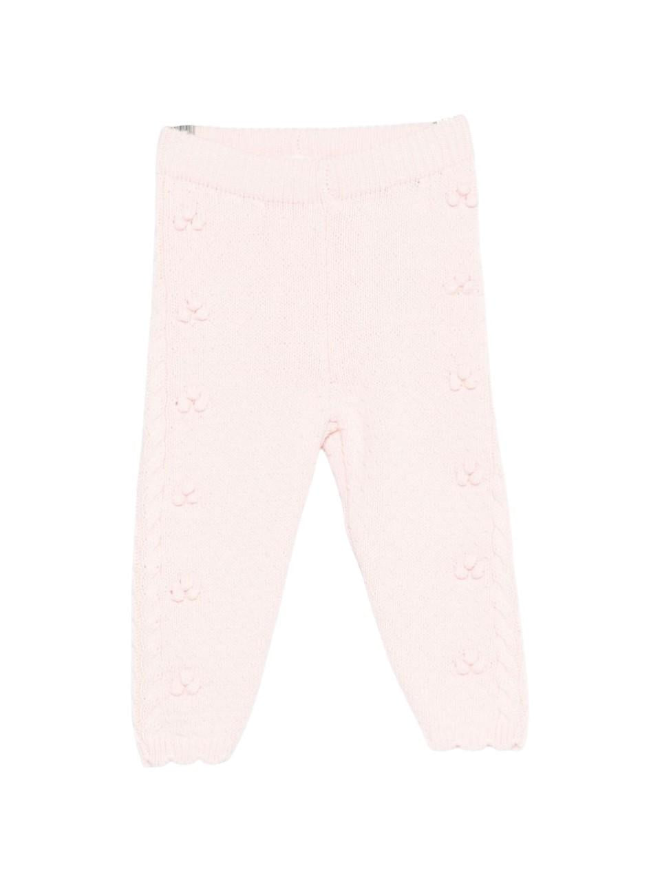 Pantaloni per neonata Louise Misha rosa con dettagli floreali FRC-W25-L0006 BLUSH LOUISE MISHA