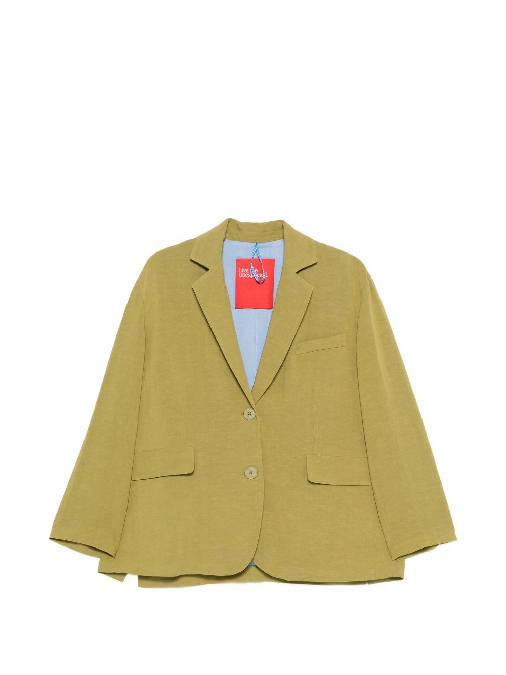 Blazer per donna Merci verde oliva con tasche anteriori G377P OLIVE MERCI