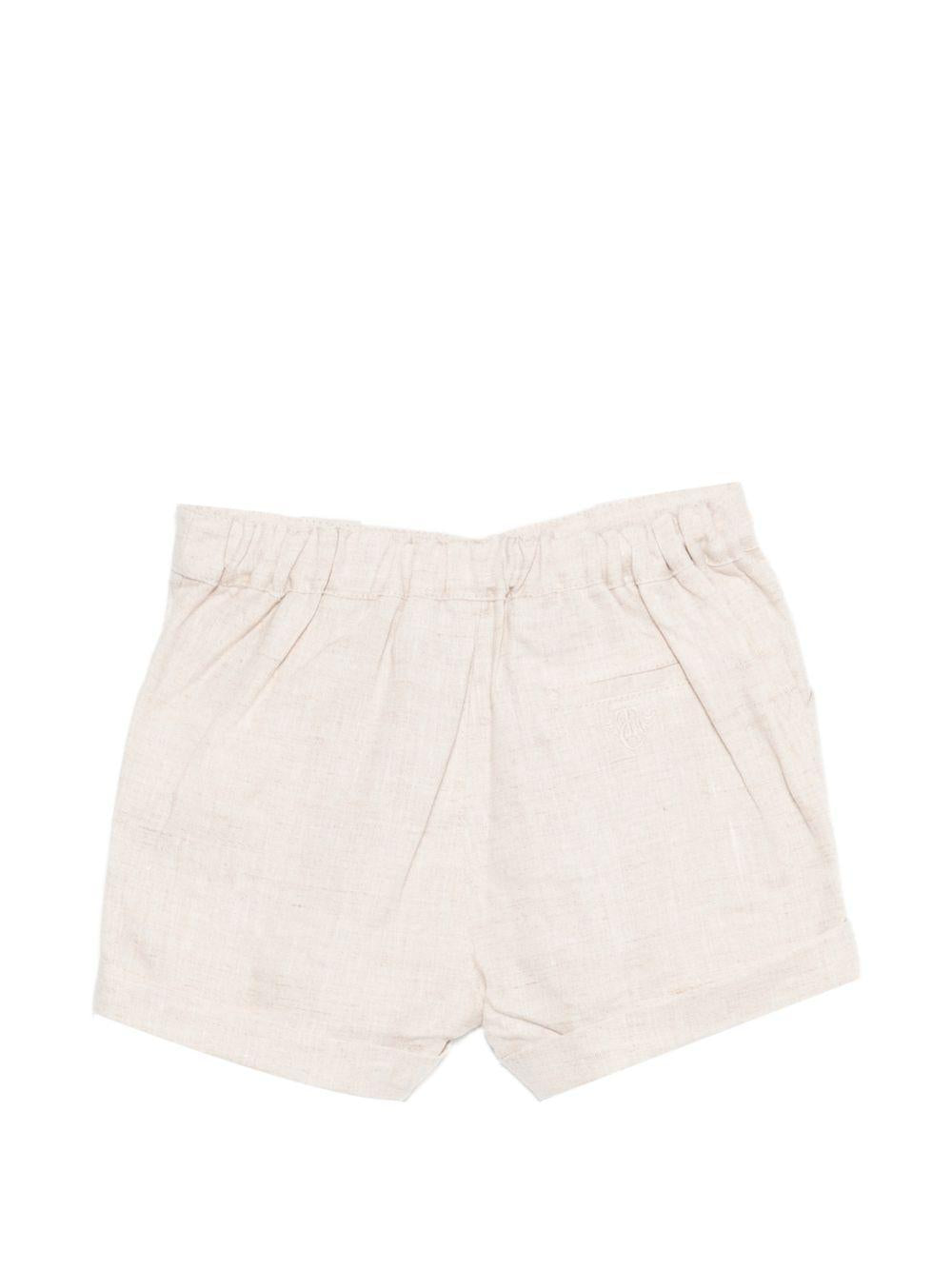 Shorts per neonato Tartine & Chocolat beige con bottoni CC26001 17 TArtine & Chocolat KIDS