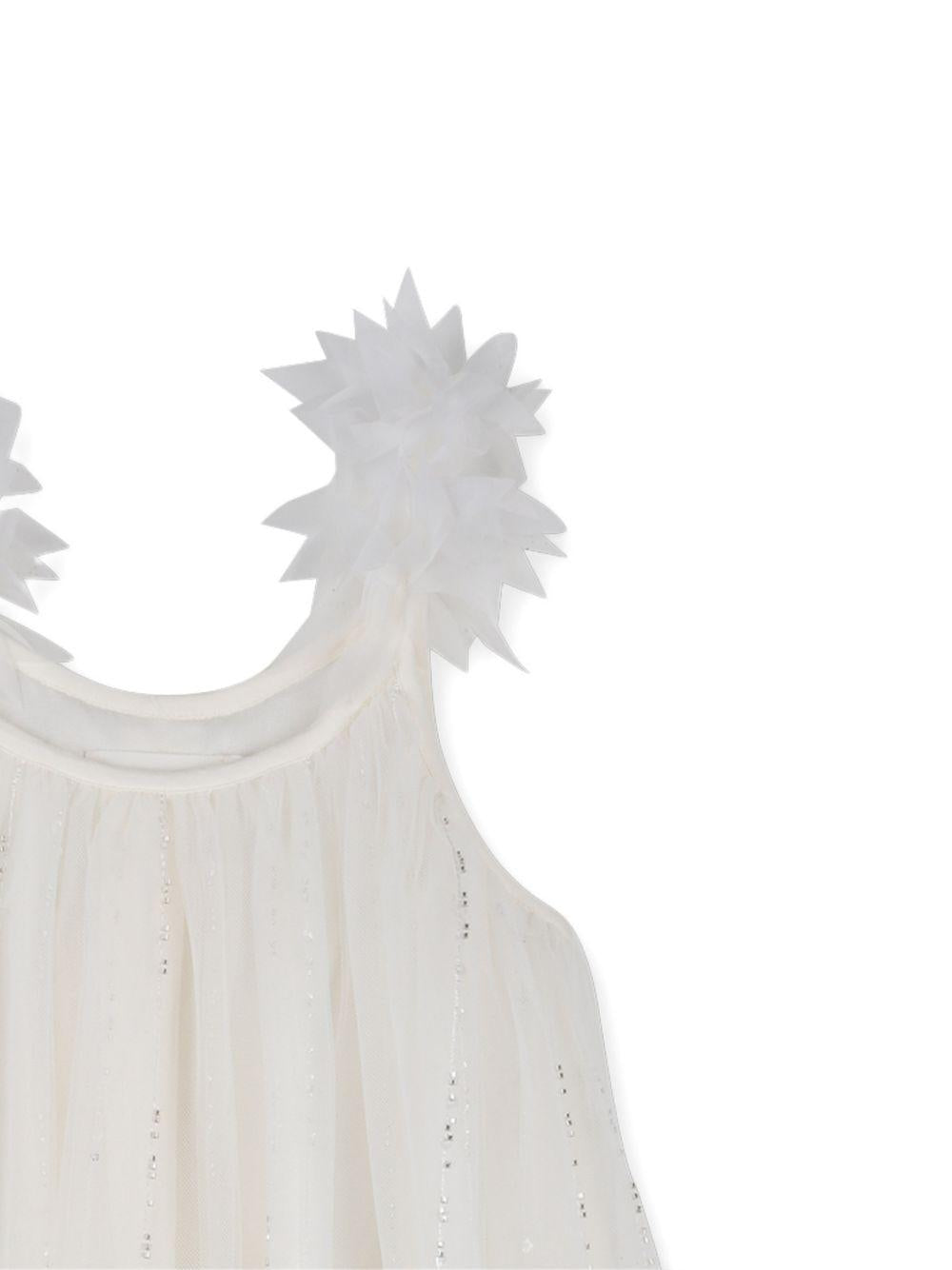 Abito per bambina Billieblush bianco a fiori U21841 105 BILLIEBLUSH