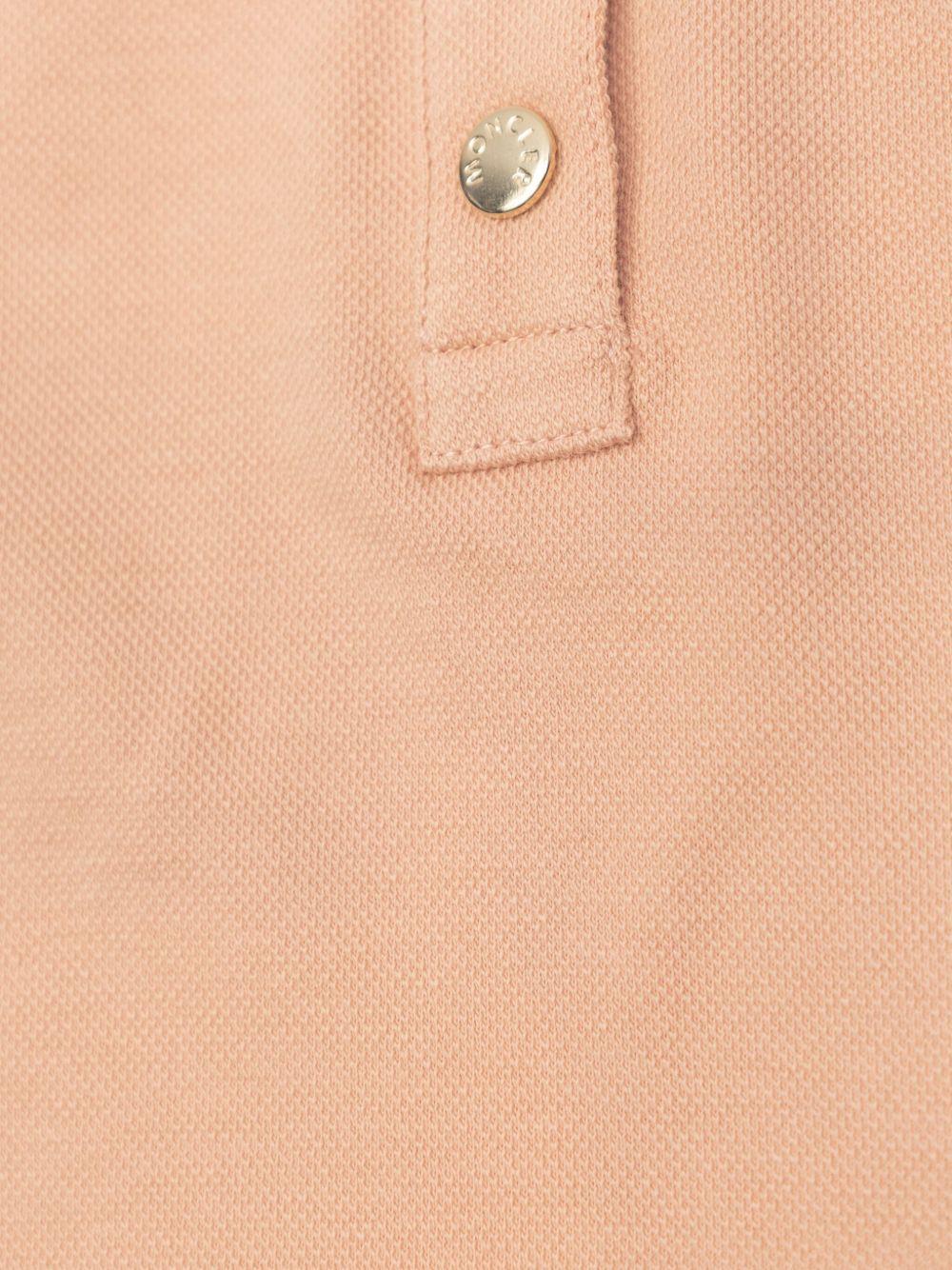 Abito per neonata Moncler Enfant rosa con pieghe K29518I0000289AL2 516 MONCLER ENFANT