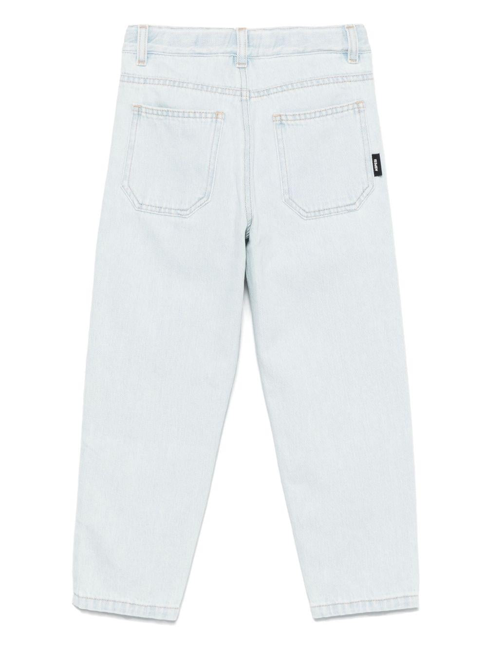 Jeans per bambino Aspesi Kids in denim azzurro con logo S25072PLJ0042 49C ASPESI
