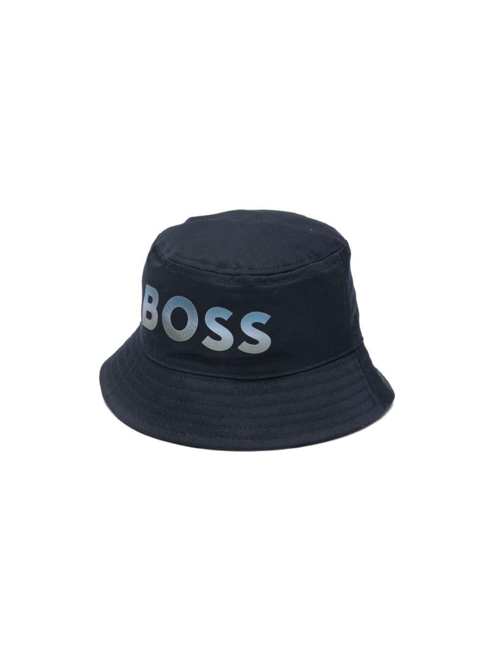 Cappello per neonato Boss Kids blu scuro bucket J53145 849 BOSS KIDS