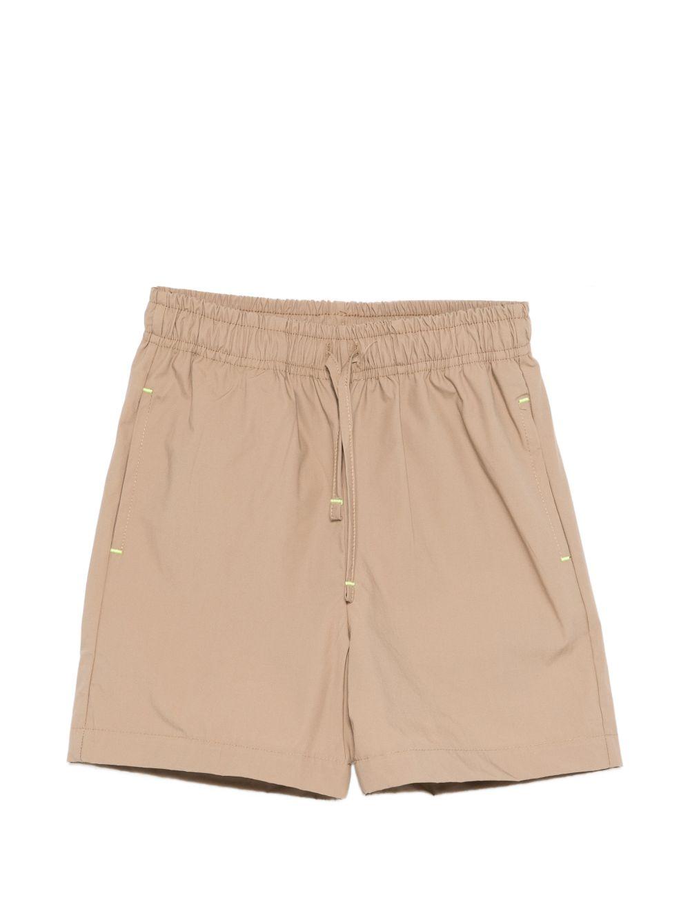 Shorts per bambino MSGM Kids beige con logo sul retro S6MSJBBE190 178 MSGM KIDS