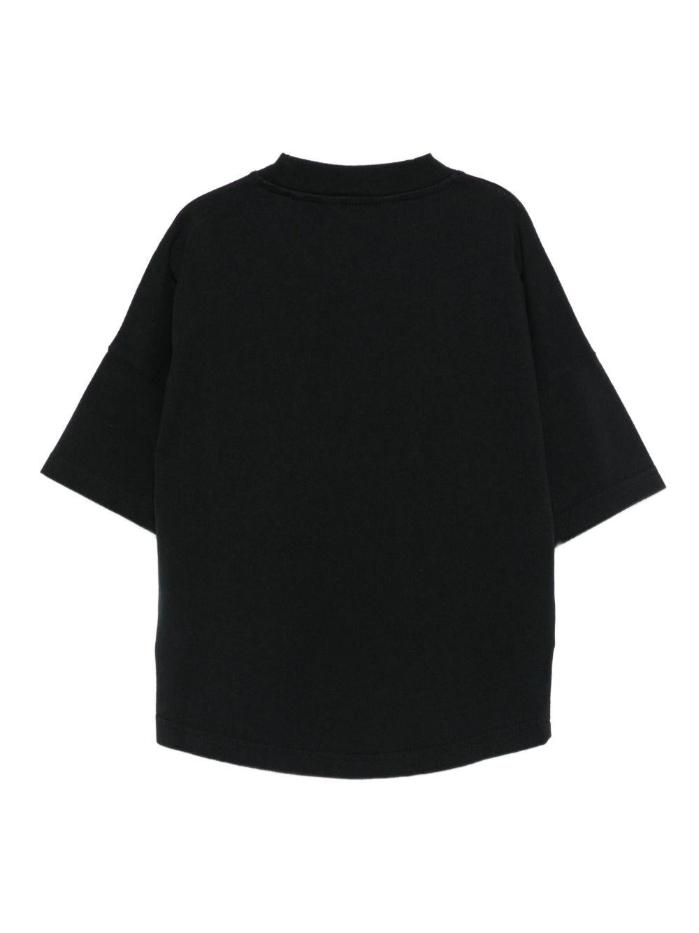 T-shirt per bambino Palm Angels Kids nero con stampa grafica PBAA002F25JER002 103B PALM ANGELS KIDS