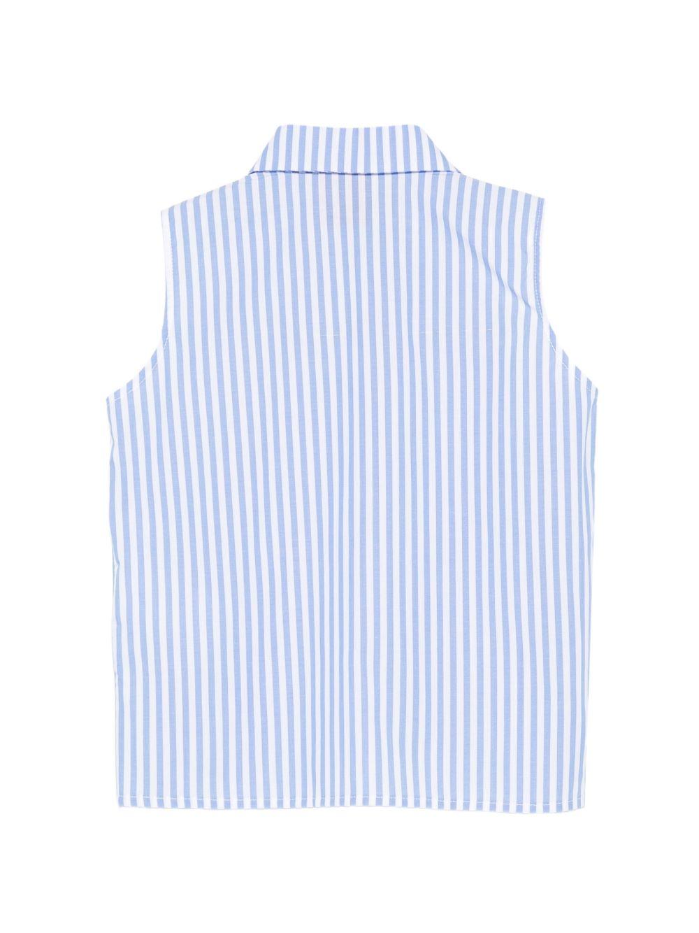 Camicia per bambina Stella Jean Kids multicolore con design a righe SS26SJB612 G017 STELLA JEAN KIDS