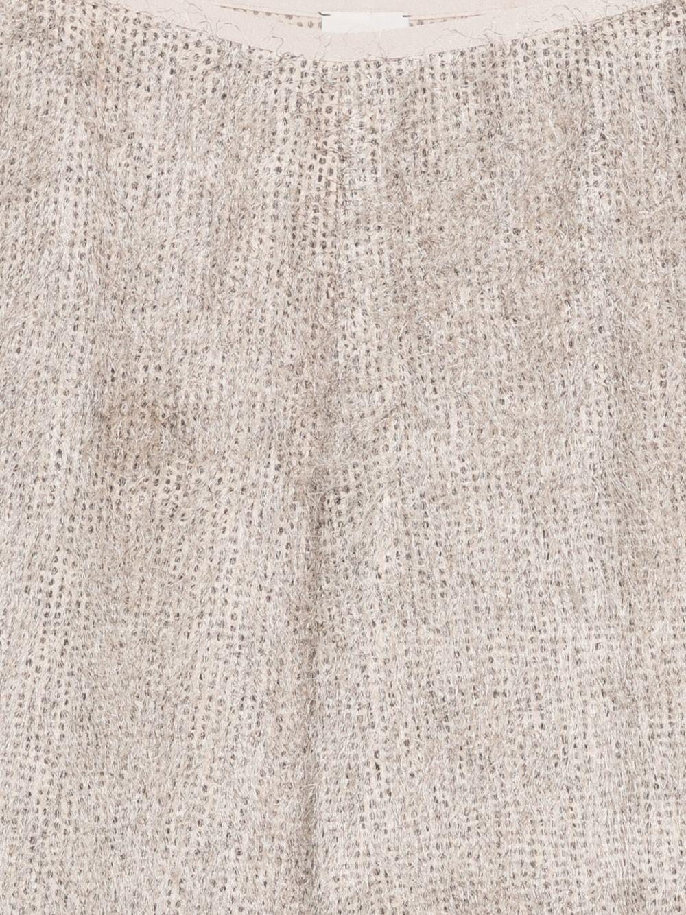 Pantaloni per donna Alysi beige con decorazione frange 116161 P6213 POIS ALYSI