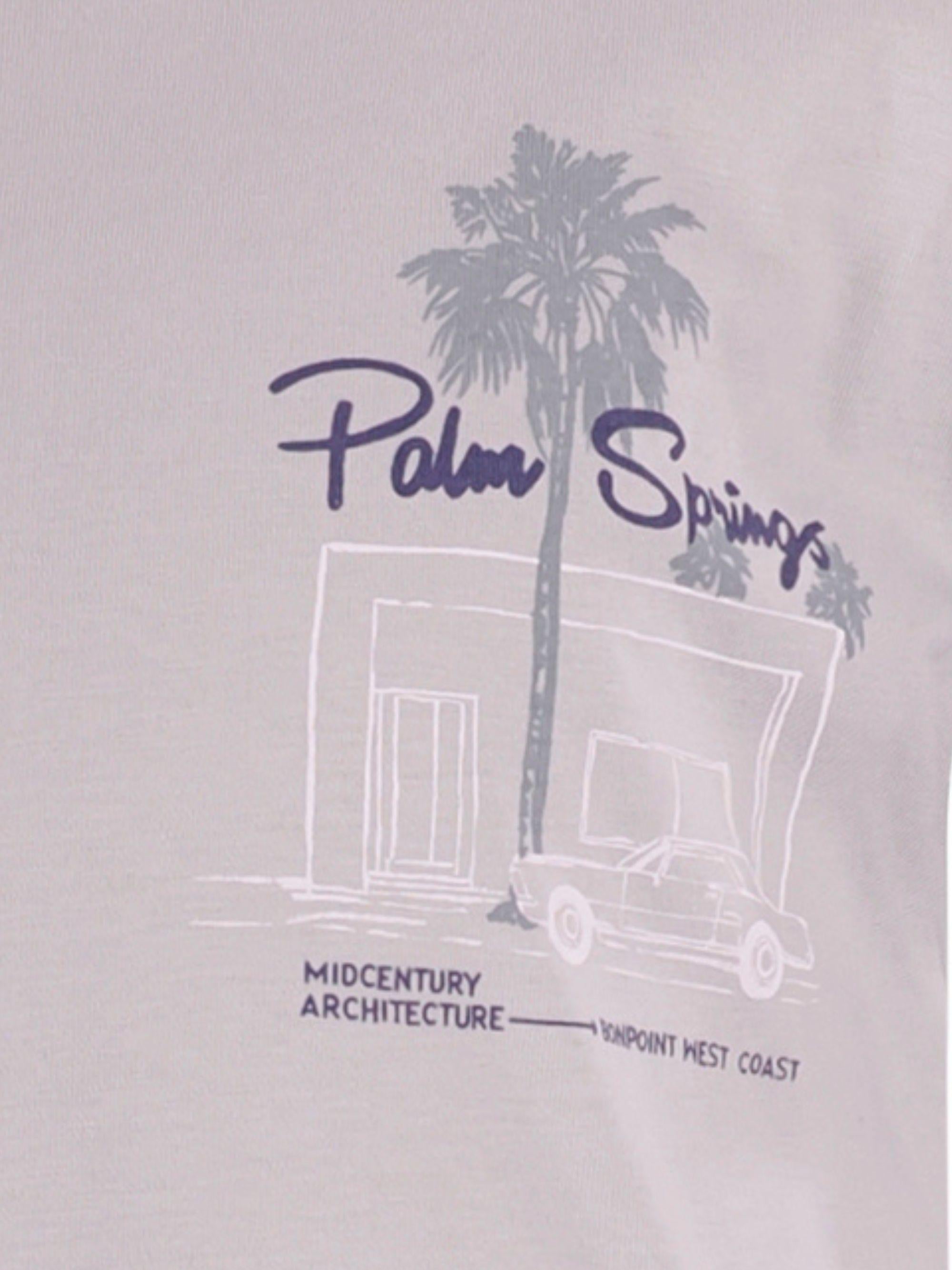 T-shirt per bambino Bonpoint verde con stampa grafica sul davanti C06BTSK00003 141C BONPOINT