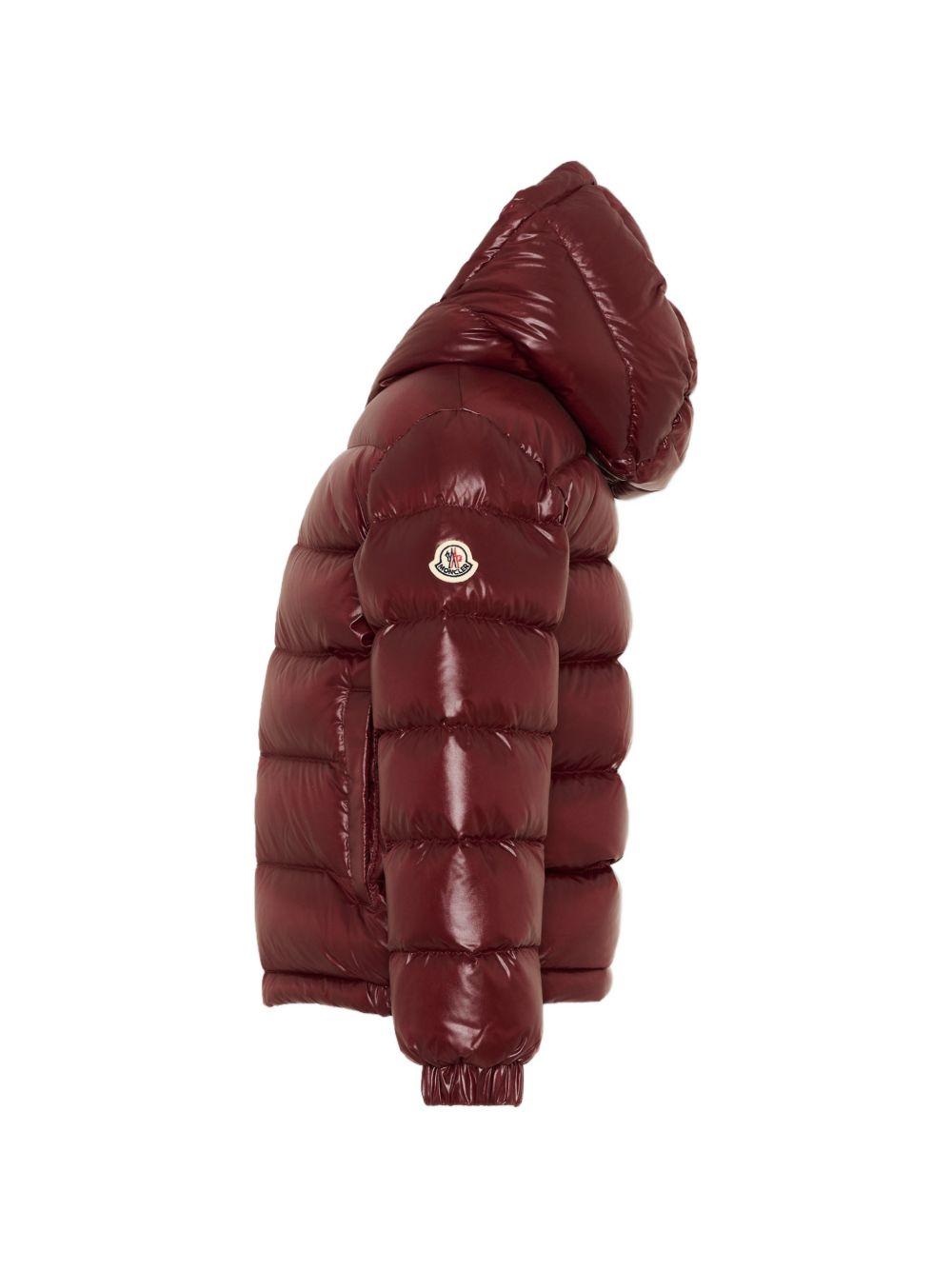 Giubbino per bambini Moncler Enfant bordeaux con design imbottito L29541A00035597Z8 464 MONCLER KIDS