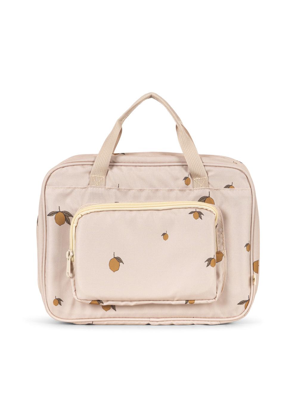 Borsa per bambini Konges Slojd beige con "kit accessori per le vacanze" KS105419 LEMON KONGES SLOJD KIDS