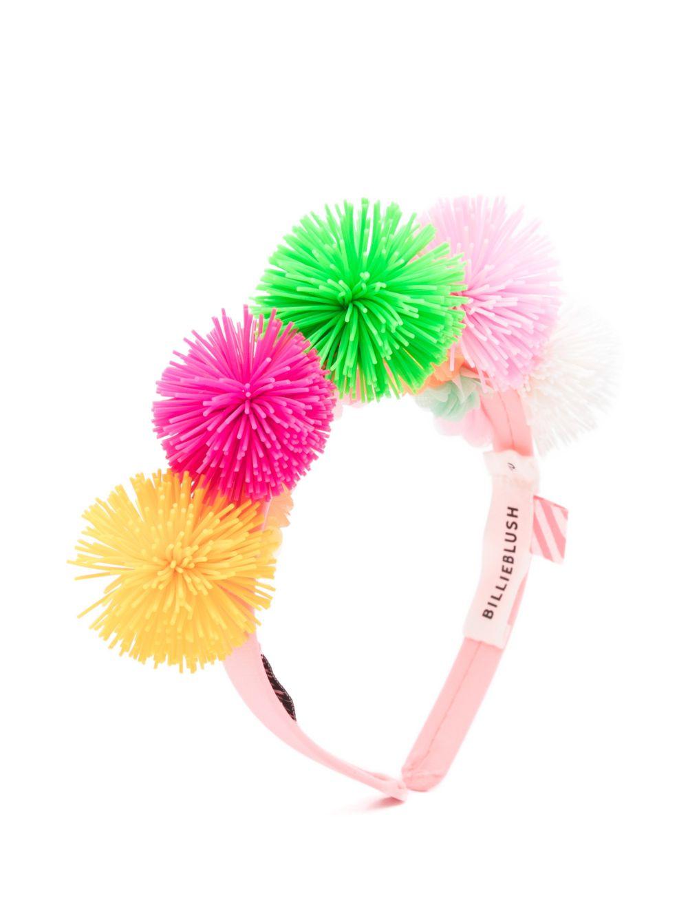 Cerchietto per bambina Billieblush rosa con dettagli ponpon U22058 Z41 BILLIEBLUSH KIDS