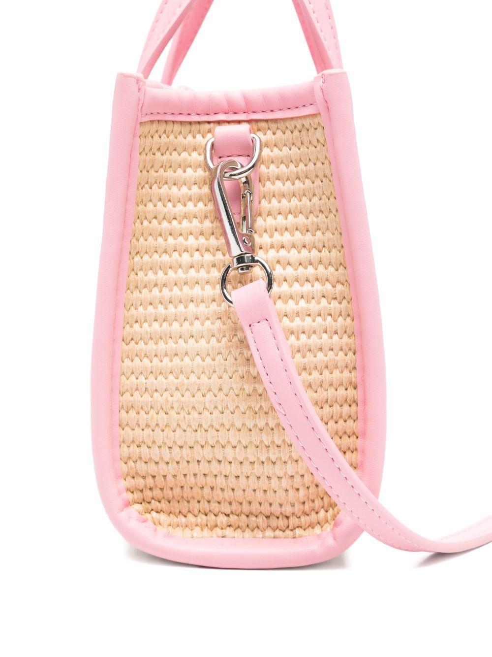 Borsa Vivian mini MC2 Saint Barth beige con logo a contrasto sul davanti VIVM001 00415L MC2 ST. BARTH KIDS