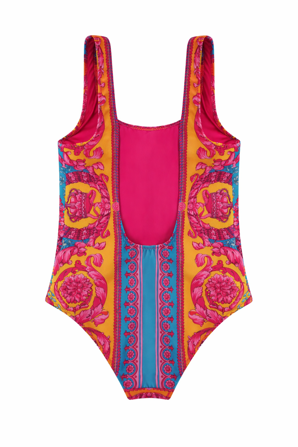 Costume da bagno per neonata Versace Kids multicolor con stampa motivo Medusa 10211231A16912 5PF70 VERSACE KIDS