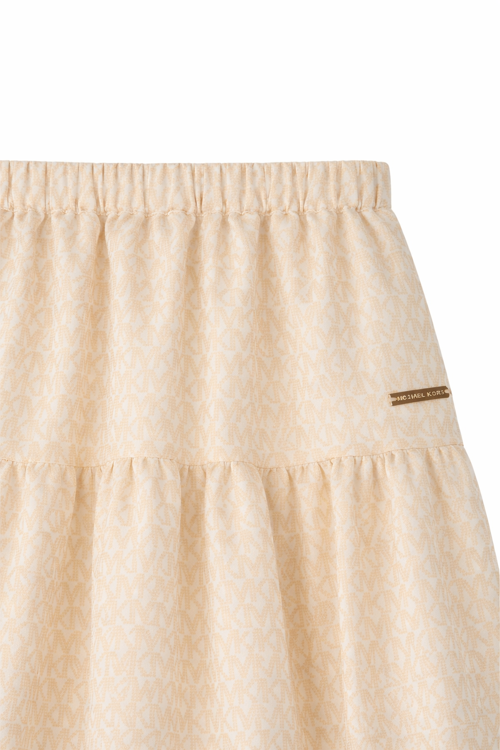 Gonna per bambina Michael Kors Kids bianca con stampa logo all-over R30562 190 MICHAEL KORS KIDS