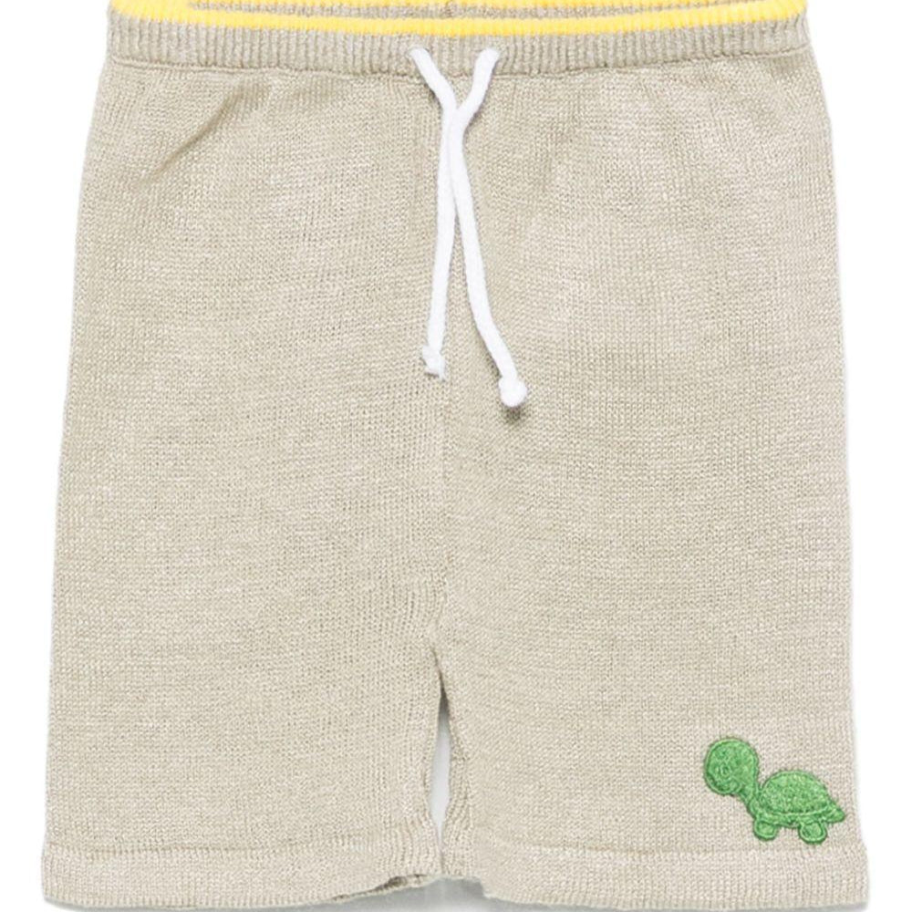 Pantaloni per neonato Gensami kids grigio in maglia PT01-B-SOFT GREY BEIGE GENSAMI KIDS