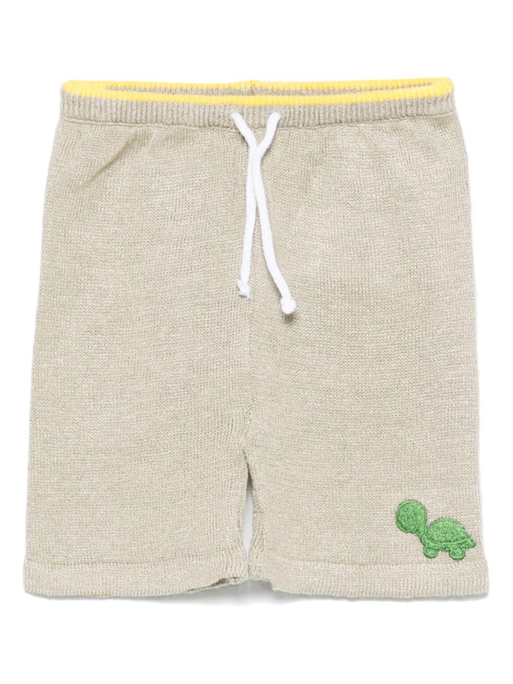 Pantaloni per neonato Gensami kids grigio in maglia PT01-B-SOFT GREY BEIGE GENSAMI KIDS