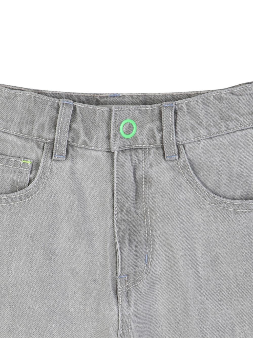 Shorts per bambino Billieblush grigi con applicazione toppa "Stay cool" U21723 Z20 BILLIEBLUSH KIDS