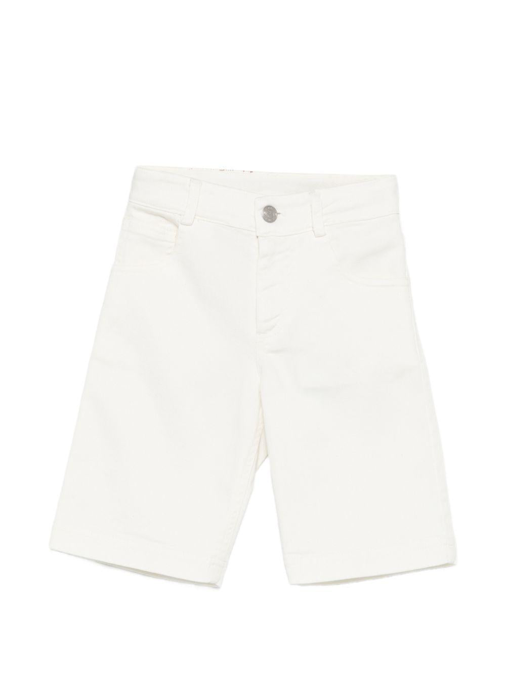Shorts per bambino Etro Kids bianco con applicazione logo GY6P59 D0039 101 ETRO KIDS