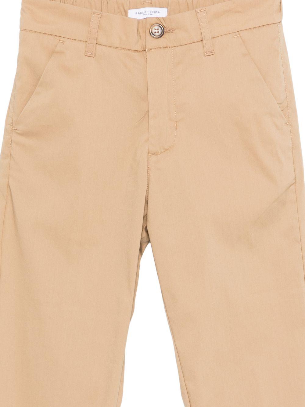 Pantaloni per bambino Paolo Pecora Kids beige con bottoni PP4314 BEIGE PAOLO PECORA KIDS