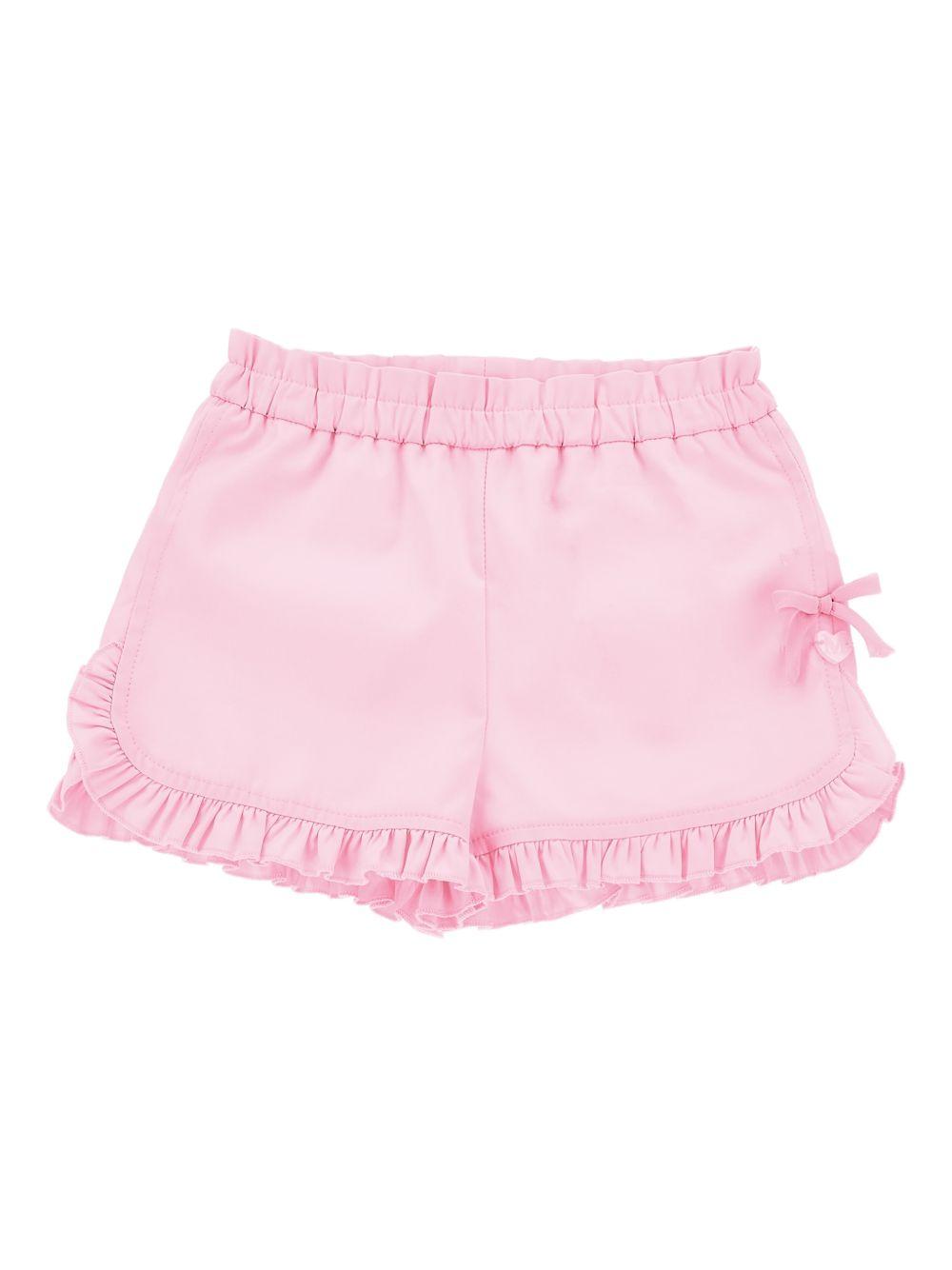Shorts per neonata Monnalisa rosa con dettaglio fiocco 37G405 7301 0090 MONNALISA KIDS