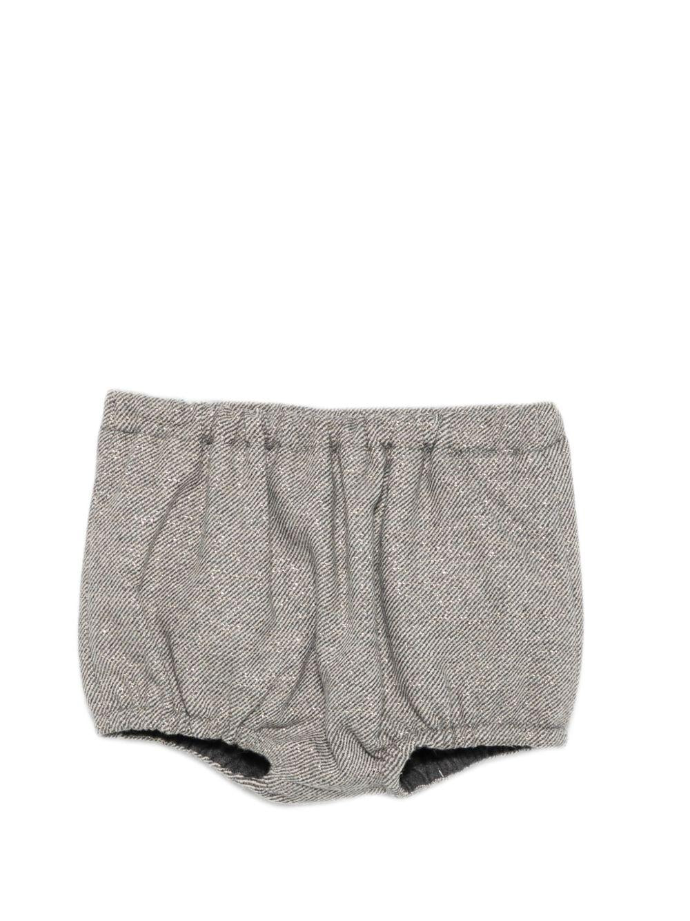 Shorts per neonata Douuod Kids grigi con dettaglio fiocco DZ6049 E0246 808OR DOUUOD KIDS