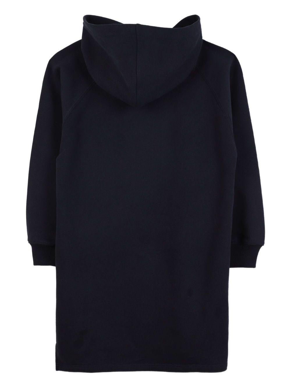 Abito per bambina Chloé Kids blu con design oversize con logo C20618 859 CHLOE' KIDS