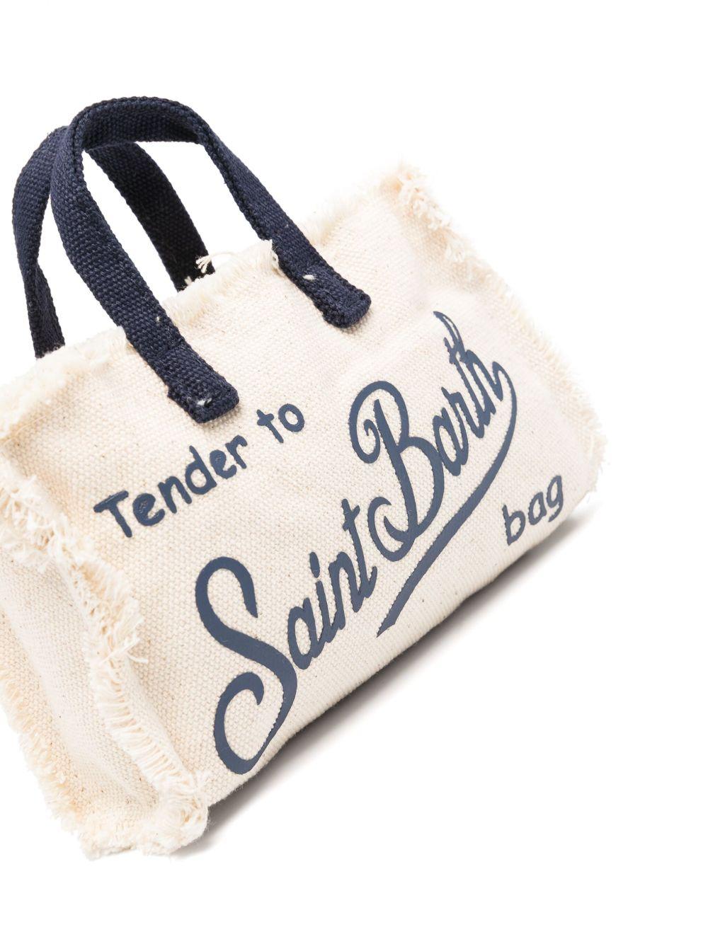 Phone Bag MC2 Saint Barth bianca con logo a contrasto PHONE001 02564L MC2 ST. BARTH KIDS