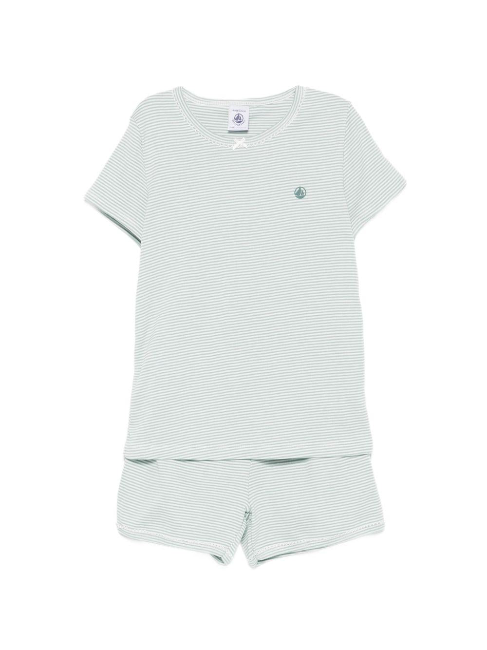 Set 2 pigiami per bambini Petit bateau multicolore a maniche corte A0FQ7 00 PETIT BATEAU KIDS