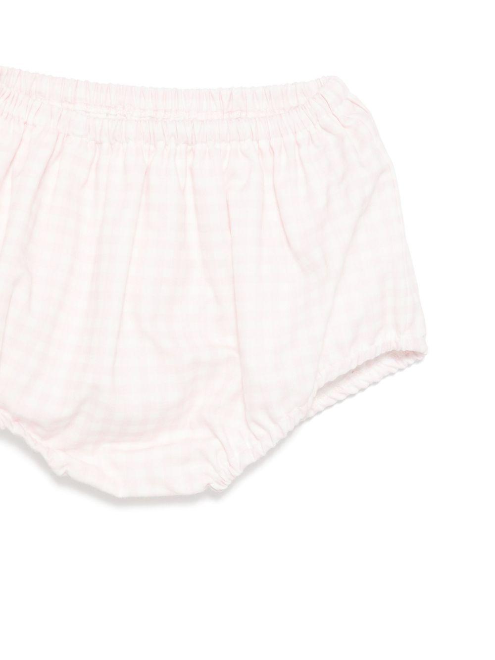 Abito per neonata La Stupenderia bianco in misto lino TBCT52 D02 LA STUPENDERIA KIDS