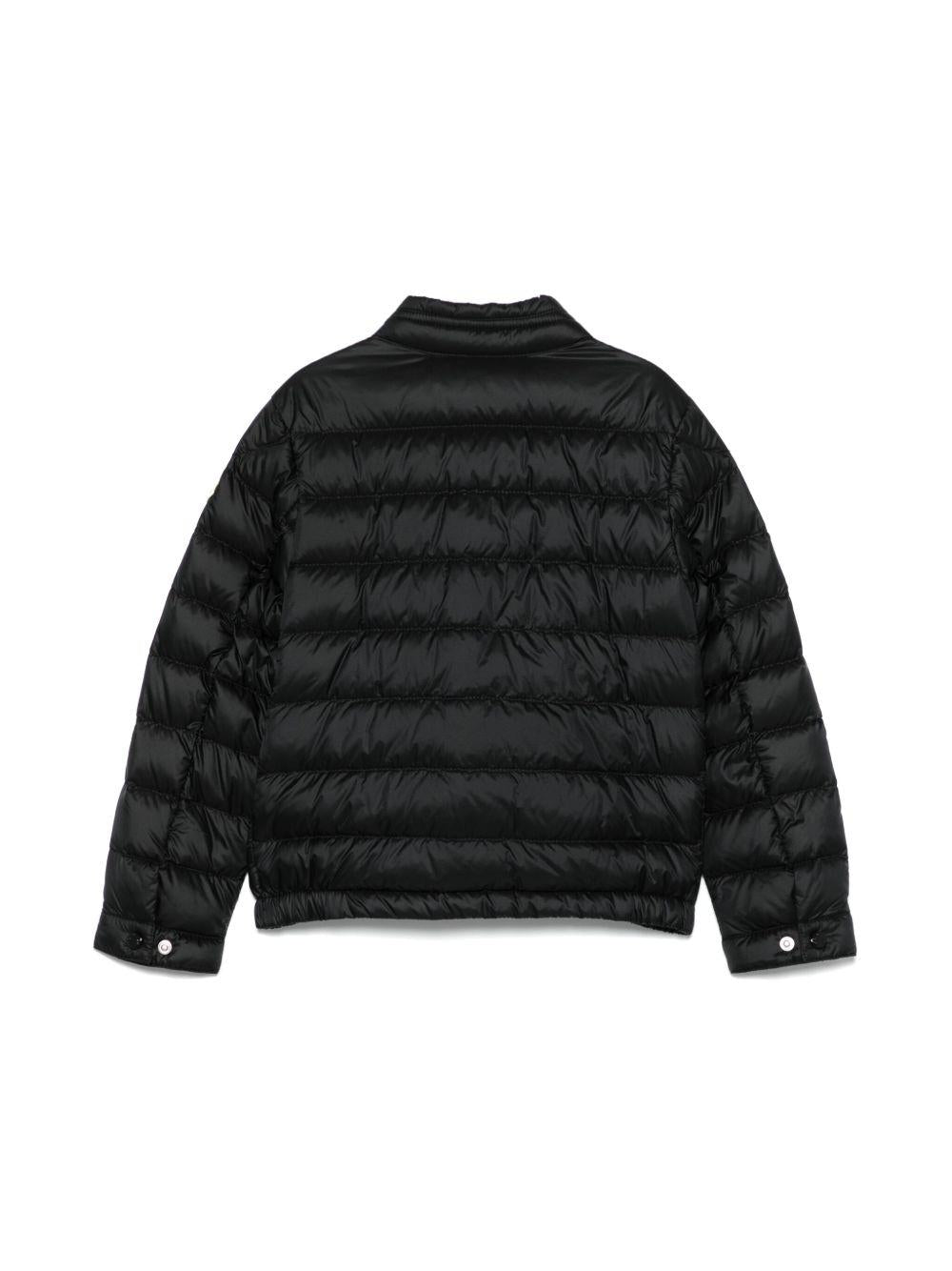 Piumino Acorus per bambino Moncler Enfant nero con polsi regolabili L19541A00035597YF 999 MONCLER KIDS