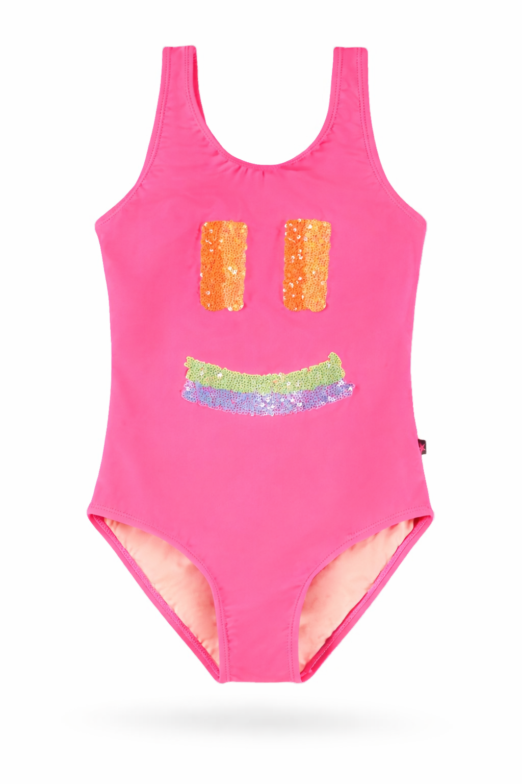 Costume intero per bambina Molo Nika fucsia con paillettes 8S26P509 5223 MOLO