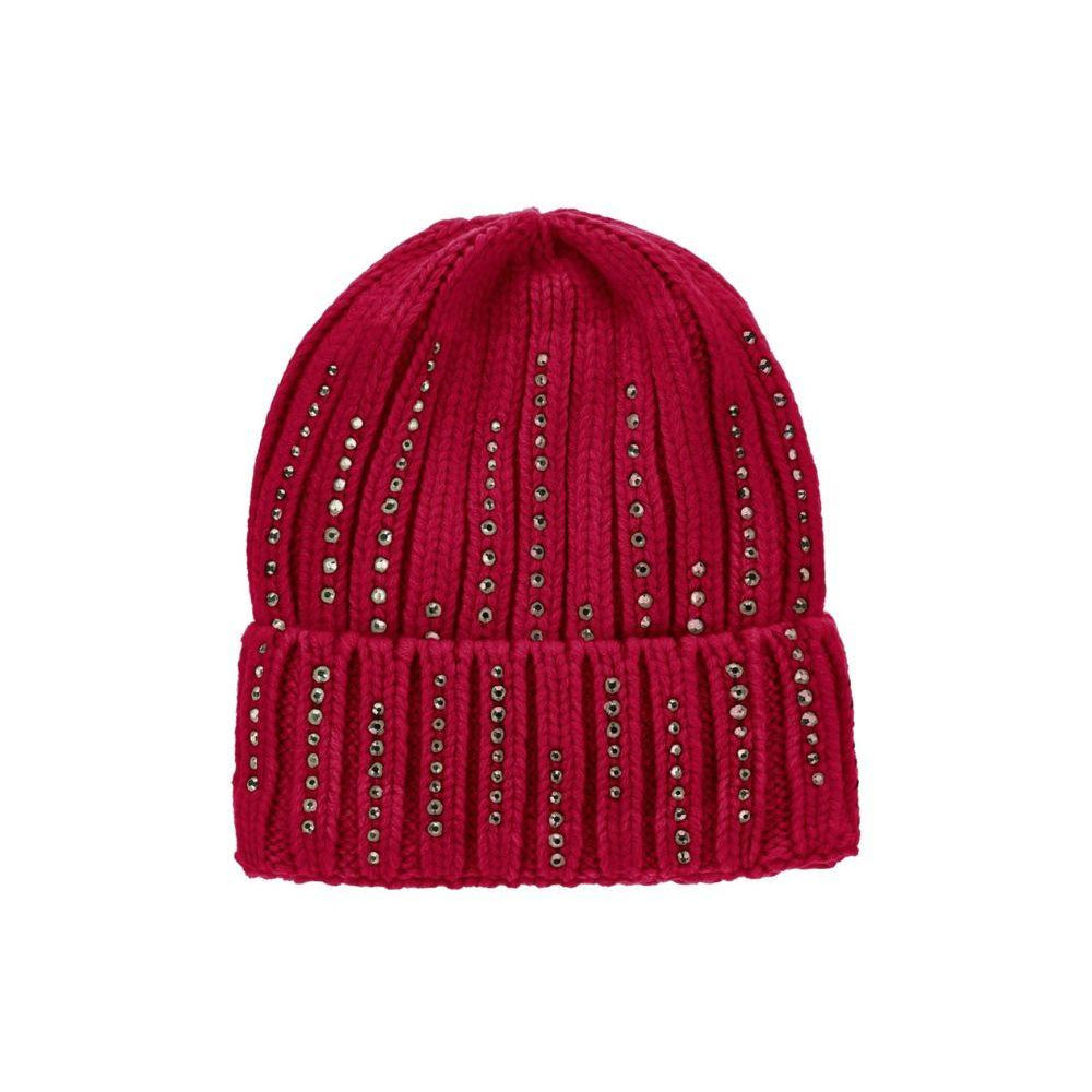 Cappello per bambina Monnalisa Kids rosso con dettagli strass 17H004 8064 0043 MONNALISA KIDS